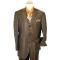 Extrema by Zanetti Bronze with Cognac/White Stripes Super 130's Wool Suit